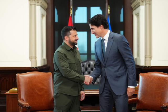 Ukrainian leaders thanks Canada for military support, hails historic ties