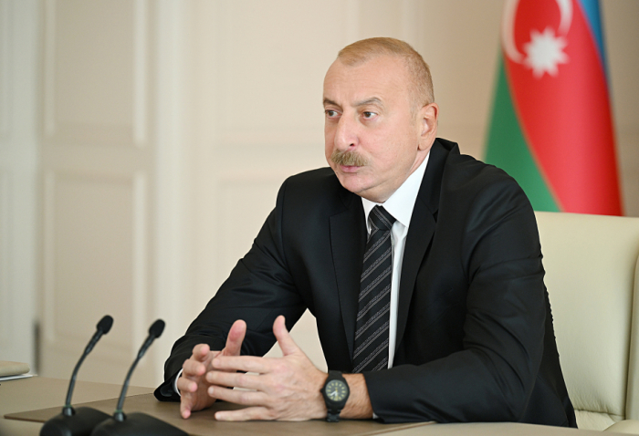 Azerbaijan’s Aliyev says crashed plane was shot from Russia