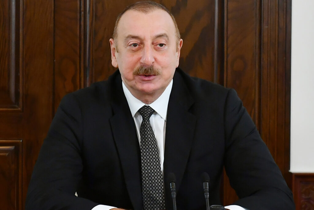 Aliyev says Azerbaijan has no intention of attacking Armenia, slams EU and France