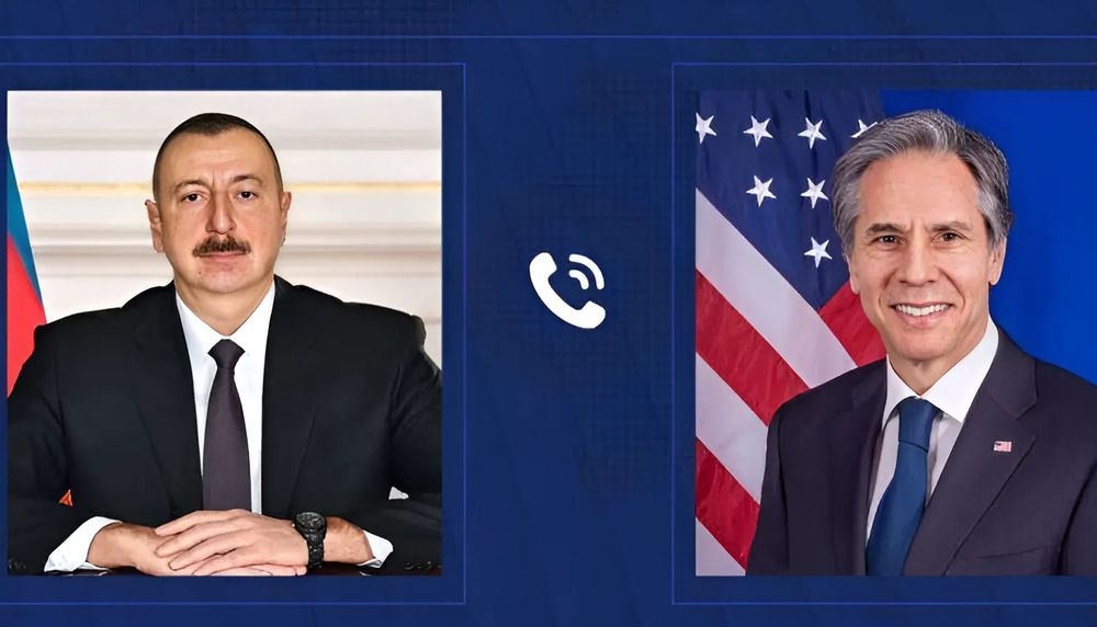 Blinken to Aliyev: Upcoming US-EU-Armenia meeting not against Azerbaijan