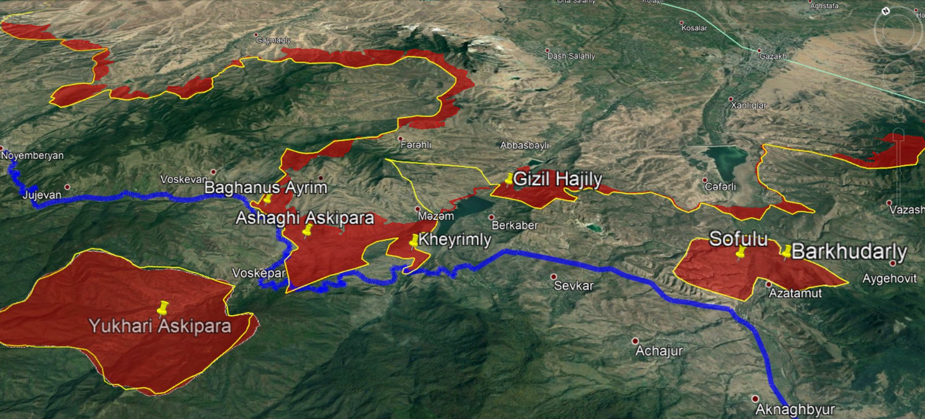 Armenia returns four contested villages to Azerbaijan