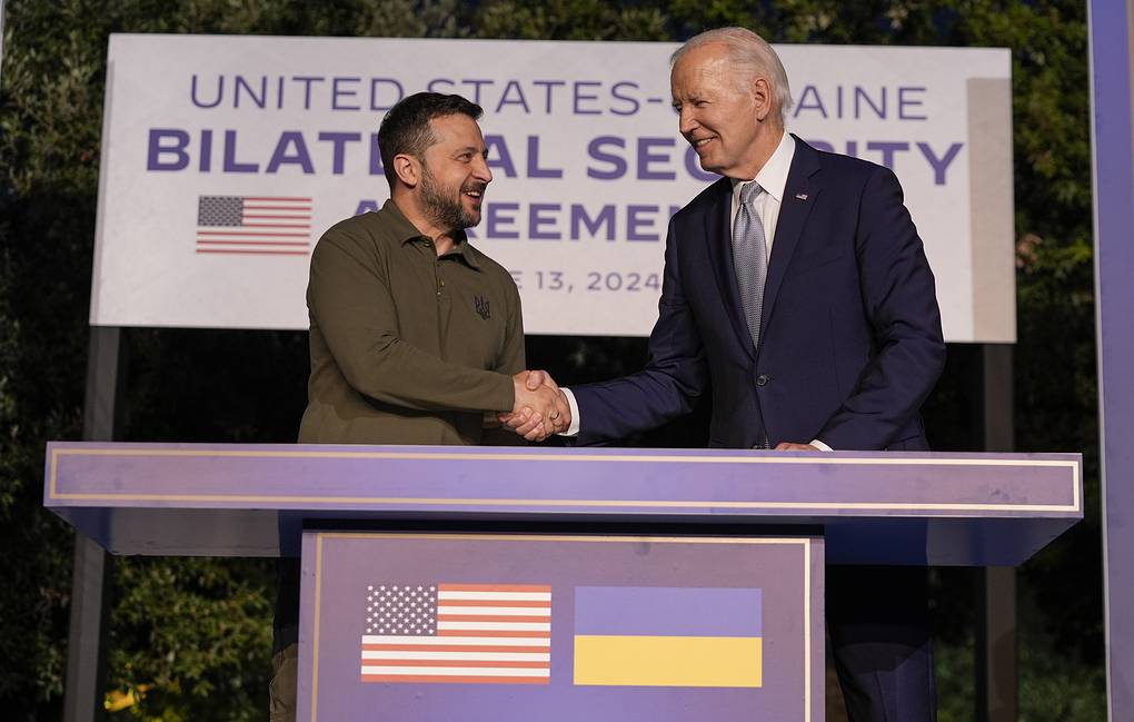 Biden, Zelenskiy sign a historic 10-year agreement to boost Ukraine’s defence