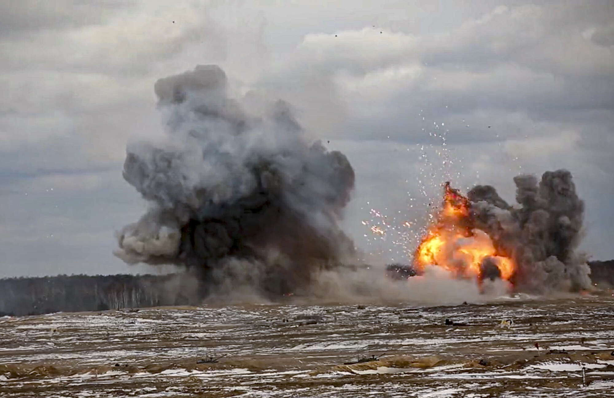 Ukrainian drone strikes damage two  oil depots in Russia