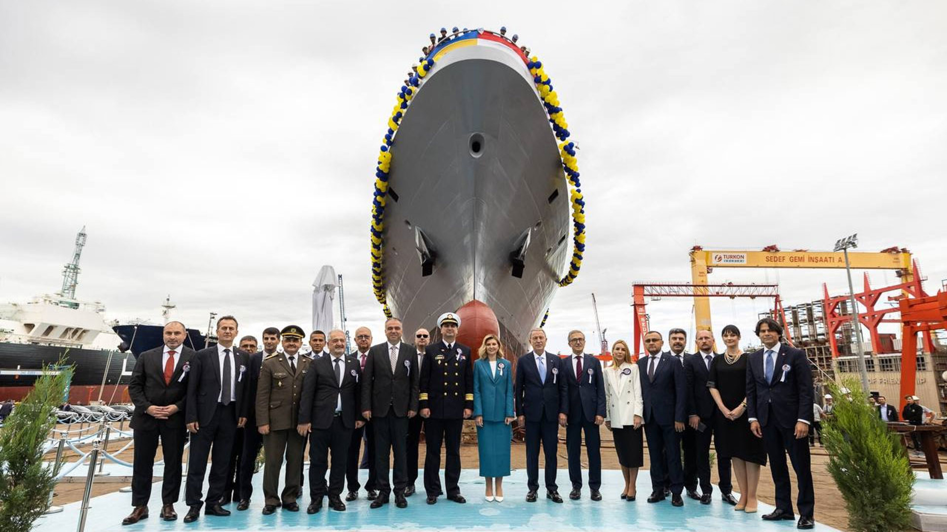 Ukraine’s second corvette launched in Turkey