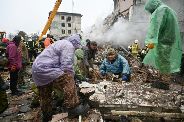 Russia, Ukraine trade blame over deadly attack on boarding school building in Kursk