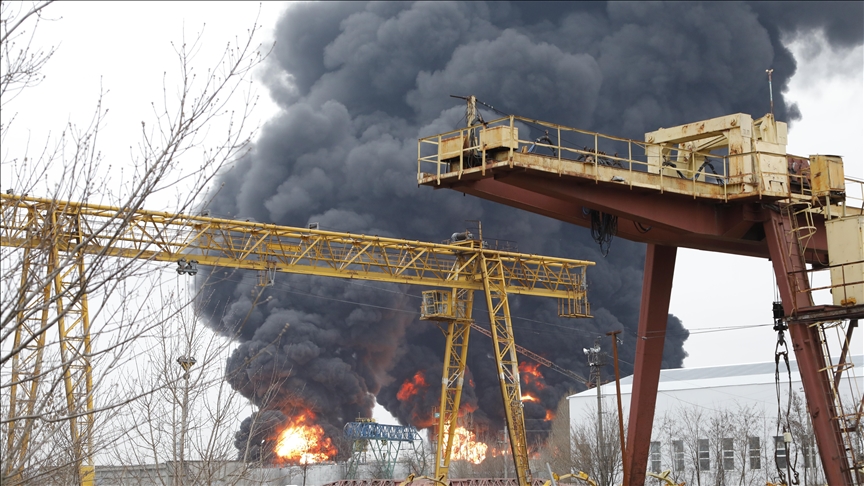 Ukraine launches drone attack on key oil facility in south of Russia