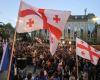 Georgians hold pro-EU rally ahead of pivotal election