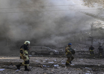 Russia’s massive missile and drone attacks cause power outages all over Ukraine