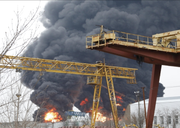 Ukraine launches drone attack on key oil facility in south of Russia