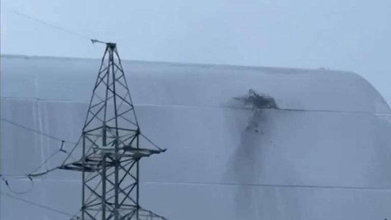 Kyiv issues stark warning after Russia drone attack near Chernobyl nuclear plant